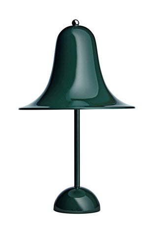 Pantop bordlampe dark green Tafellamp