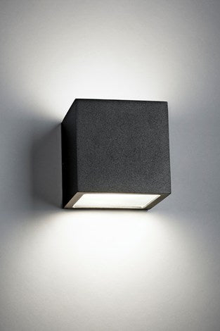 Cube xl up/down black Buitenlamp