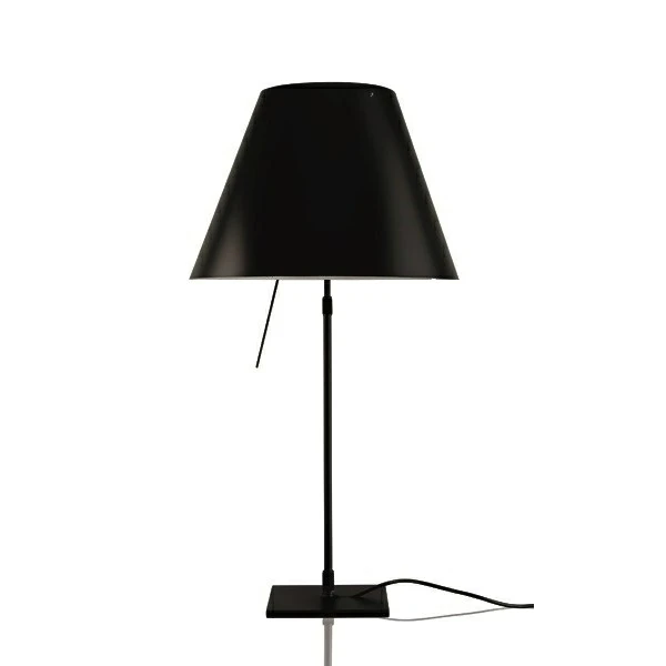 Costanza bordlampe m/dimmer sort/liquorice black - luceplan Tafellamp