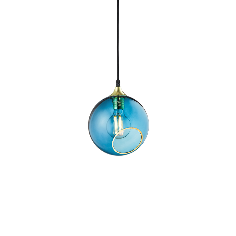 Design by us ballroom pendel blue hanglamp