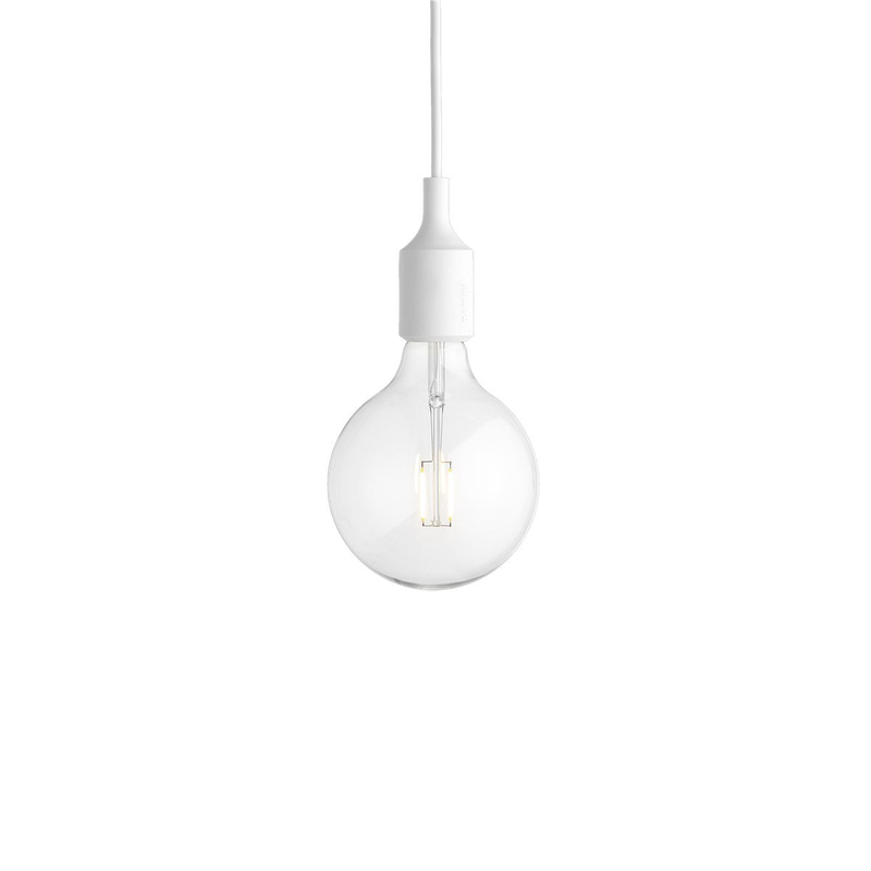 E27 pendel hvid hanglamp