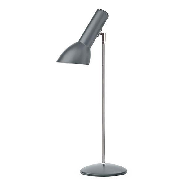 Oblique bordlampe flintgrå Tafellamp