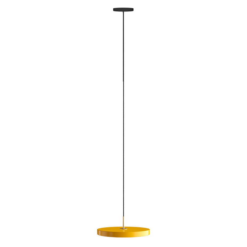 Asteria Medium - Saffron yellow  43 x 14 cm, 2.7m cordset hanglamp