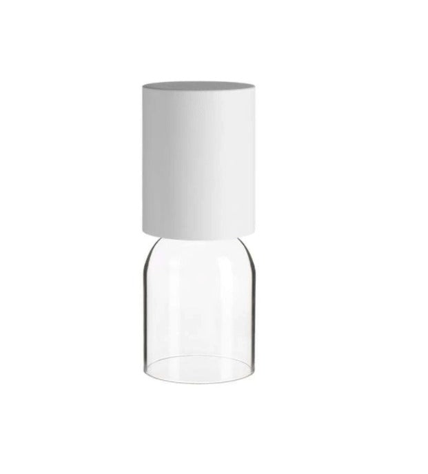 Nui mini led rechargable bordlampe white - luceplan Tafellamp