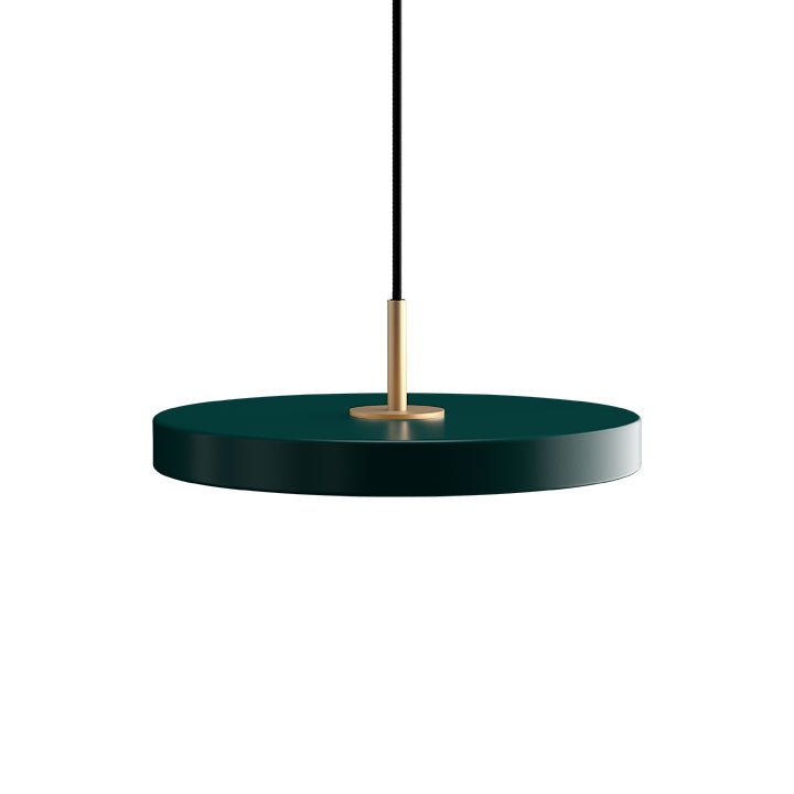 Asteria Mini - Forest green 31 x 10,5 cm, 2.7m cordset hanglamp