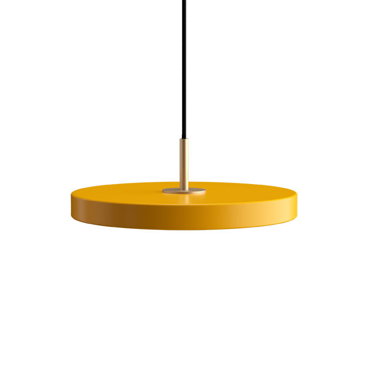 Asteria Mini - Saffron yellow 31 x 10,5 cm, 2.7m cordset hanglamp